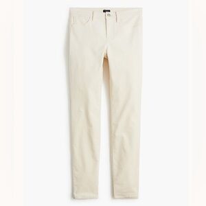 J. Crew Factory Ivory Corduroy Slim-Leg Pants, sz 31